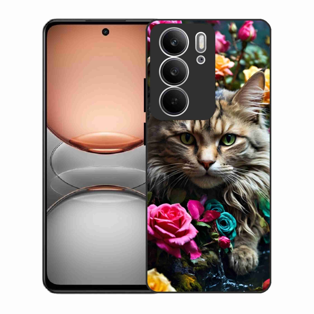 Gelový kryt mmCase na Realme C75 - kočíčí pohled 2