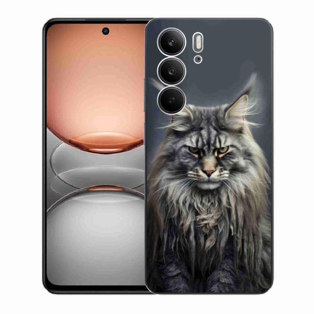 Gelový kryt mmCase na Realme C75 - kočíčí pohled 4