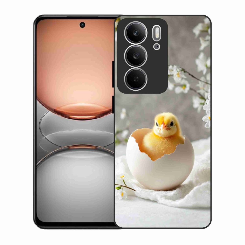 Gelový kryt mmCase na Realme C75 - kuřátko