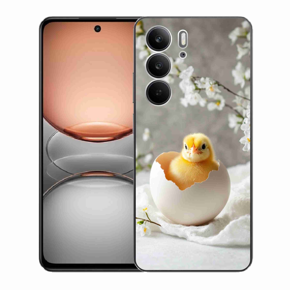 Gelový kryt mmCase na Realme C75 - kuřátko