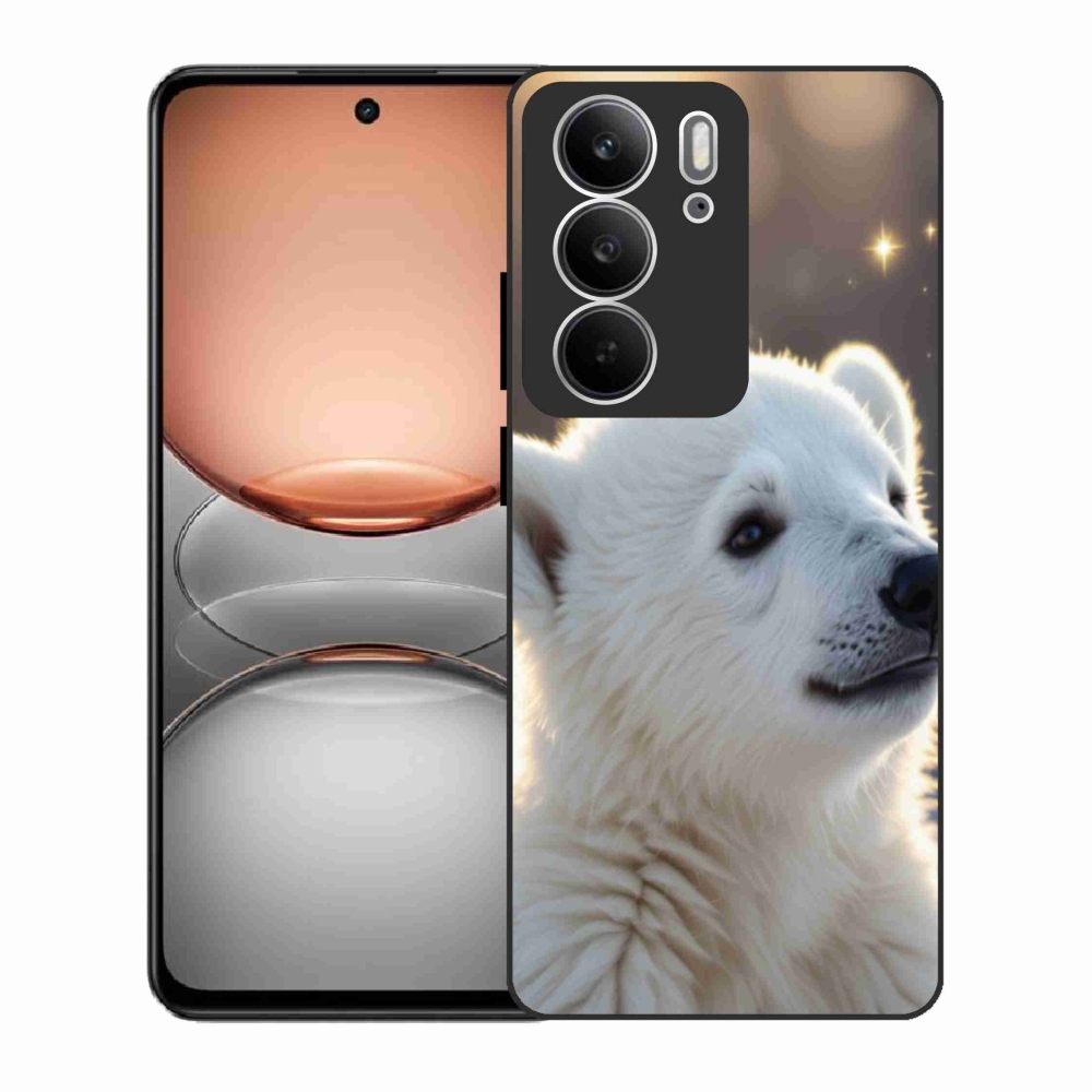 Gelový kryt mmCase na Realme C75 - lední medvěd