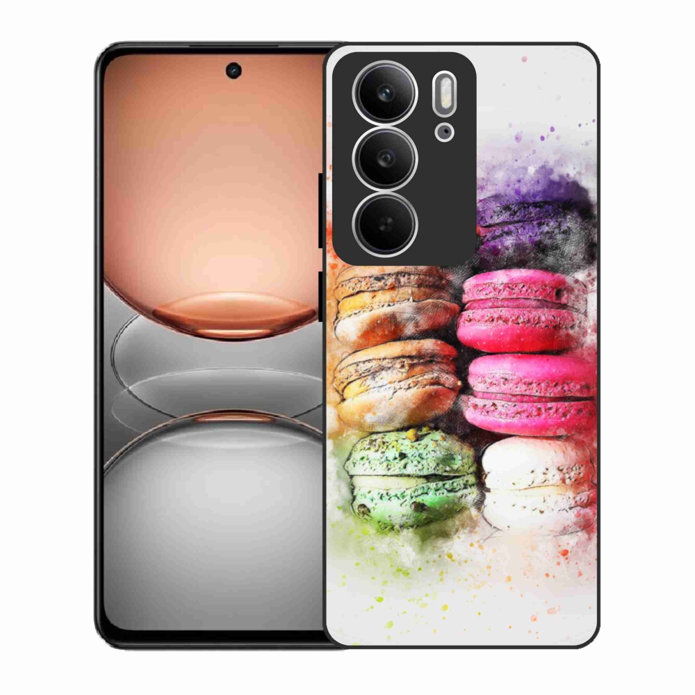 Gelový kryt mmCase na Realme C75 - makrónky