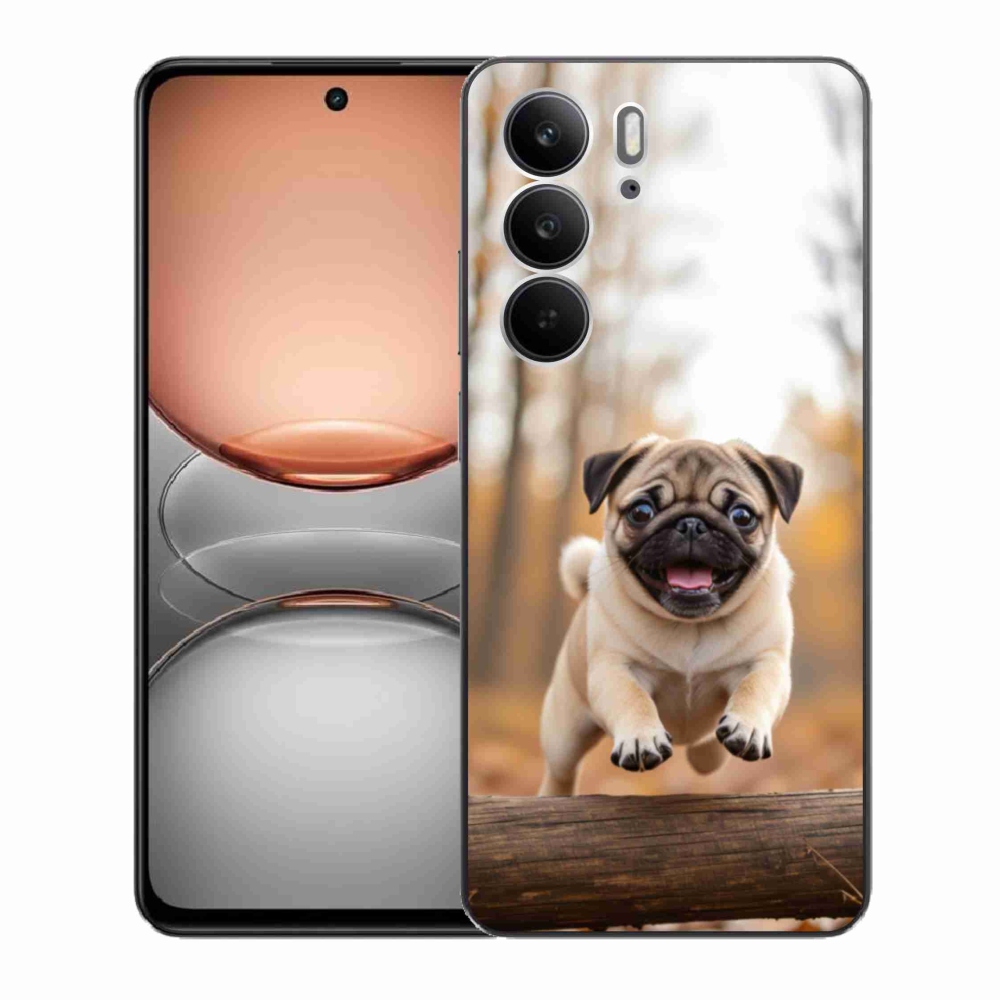 Gelový kryt mmCase na Realme C75 - mops 2
