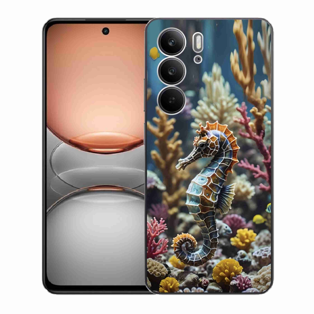 Gelový kryt mmCase na Realme C75 - mořský koník 2