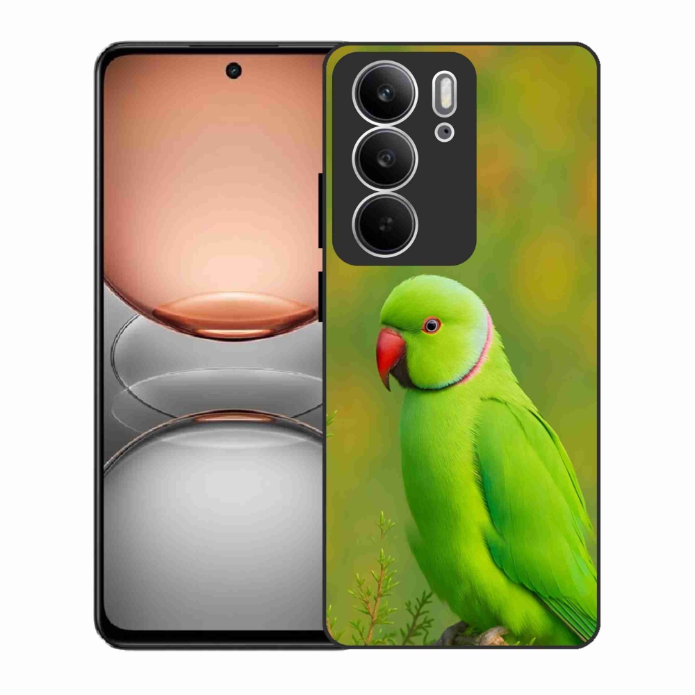 Gelový kryt mmCase na Realme C75 - papoušek alexandr 2