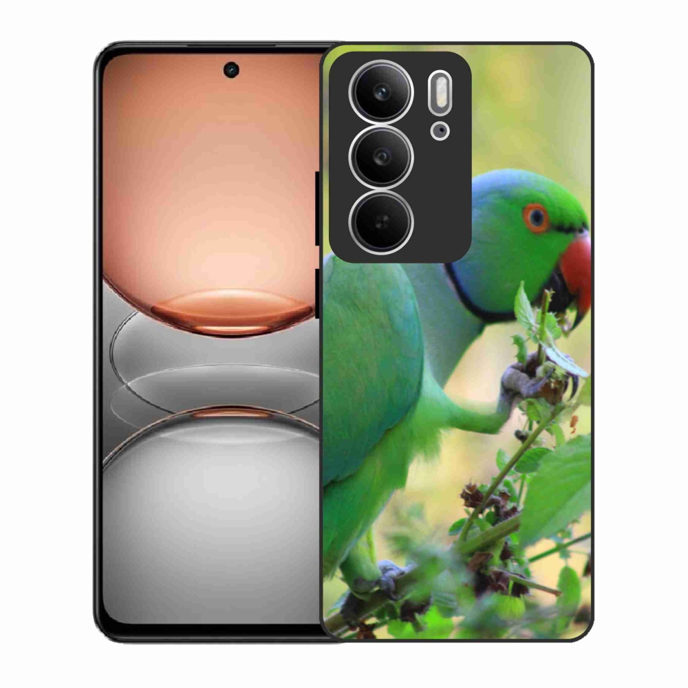 Gelový kryt mmCase na Realme C75 - papoušek alexandr