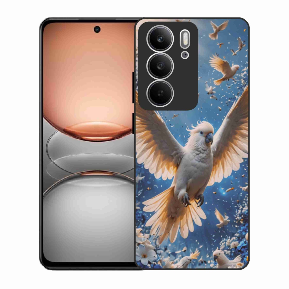 Gelový kryt mmCase na Realme C75 - papoušek kakadu