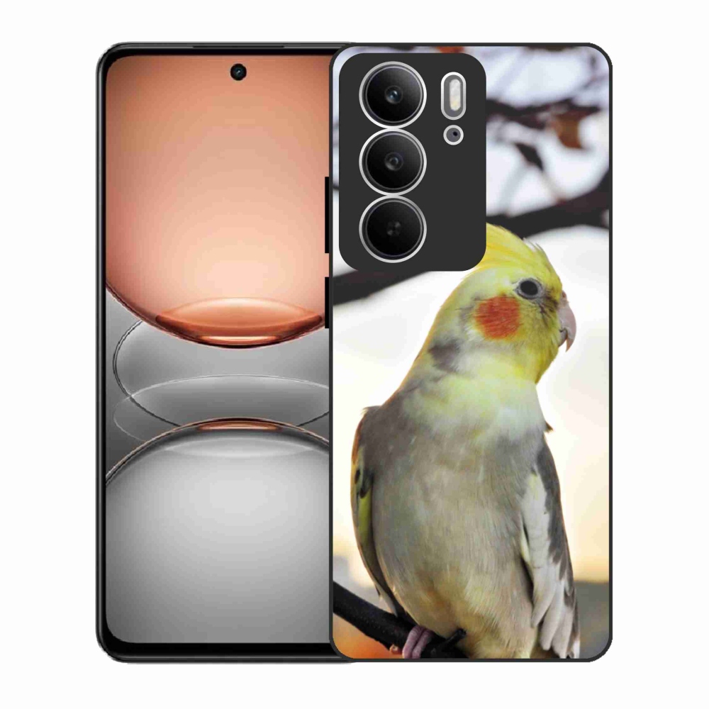 Gelový kryt mmCase na Realme C75 - papoušek korela