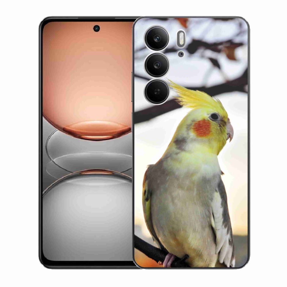 Gelový kryt mmCase na Realme C75 - papoušek korela