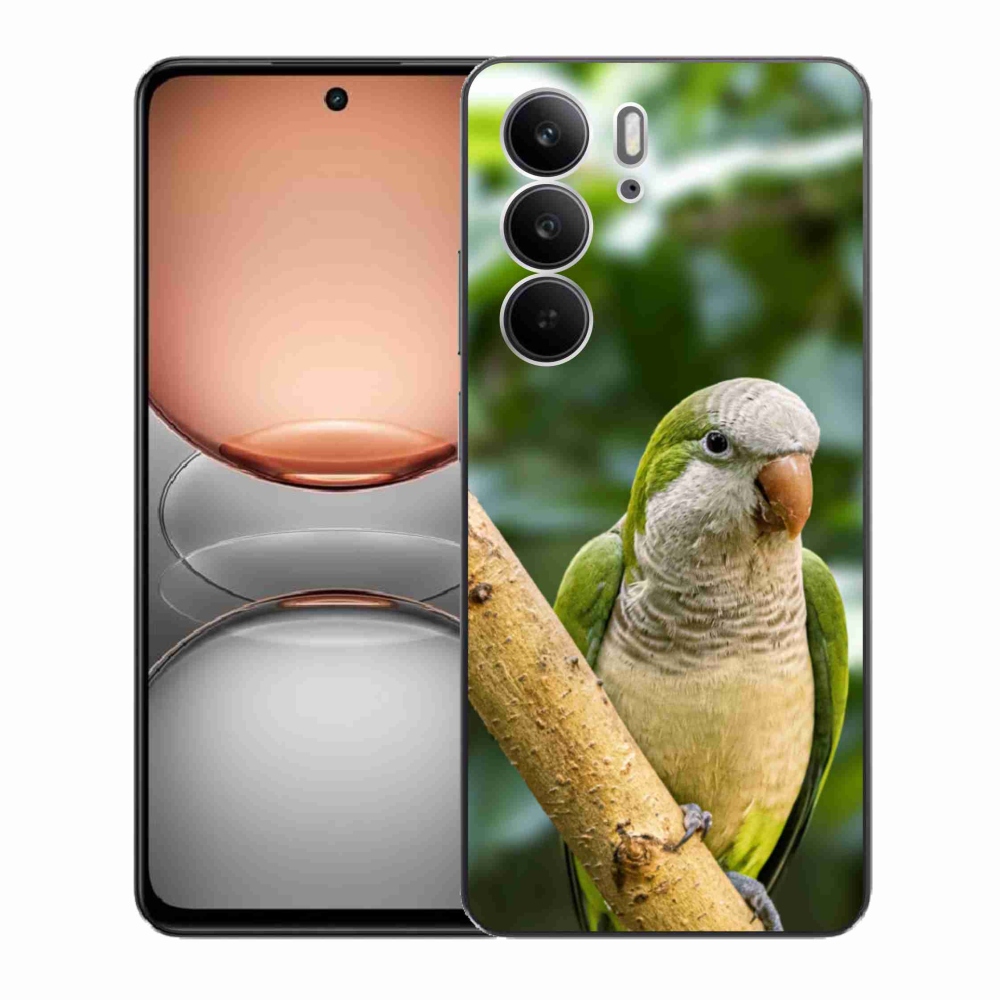 Gelový kryt mmCase na Realme C75 - papoušek mníšek