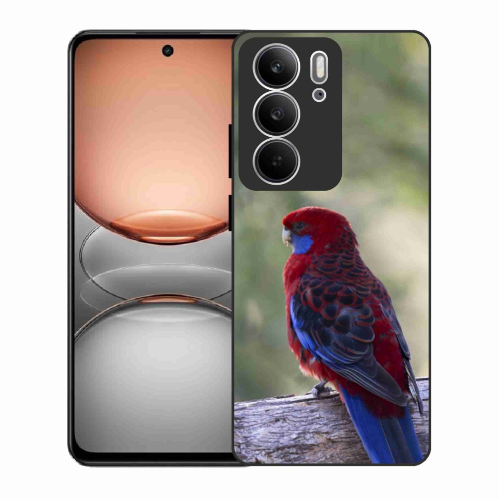 Gelový kryt mmCase na Realme C75 - papoušek rosela