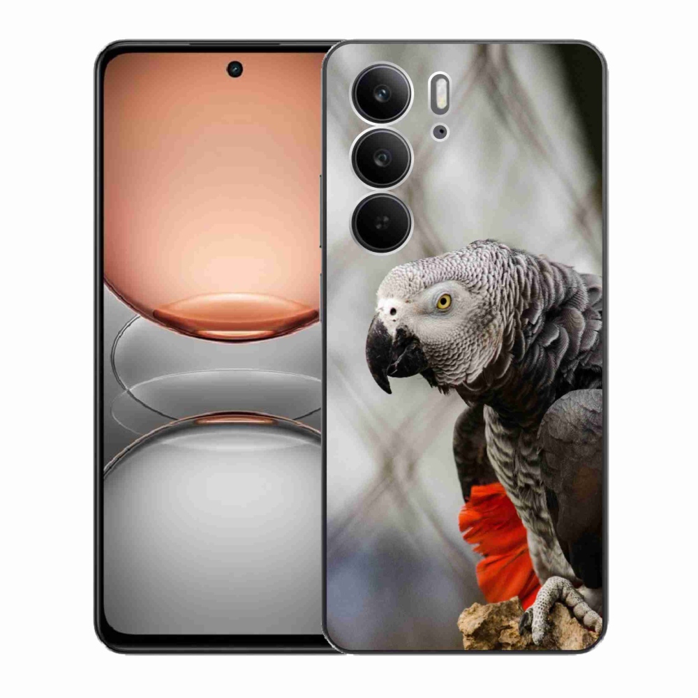 Gelový kryt mmCase na Realme C75 - papoušek žako 3