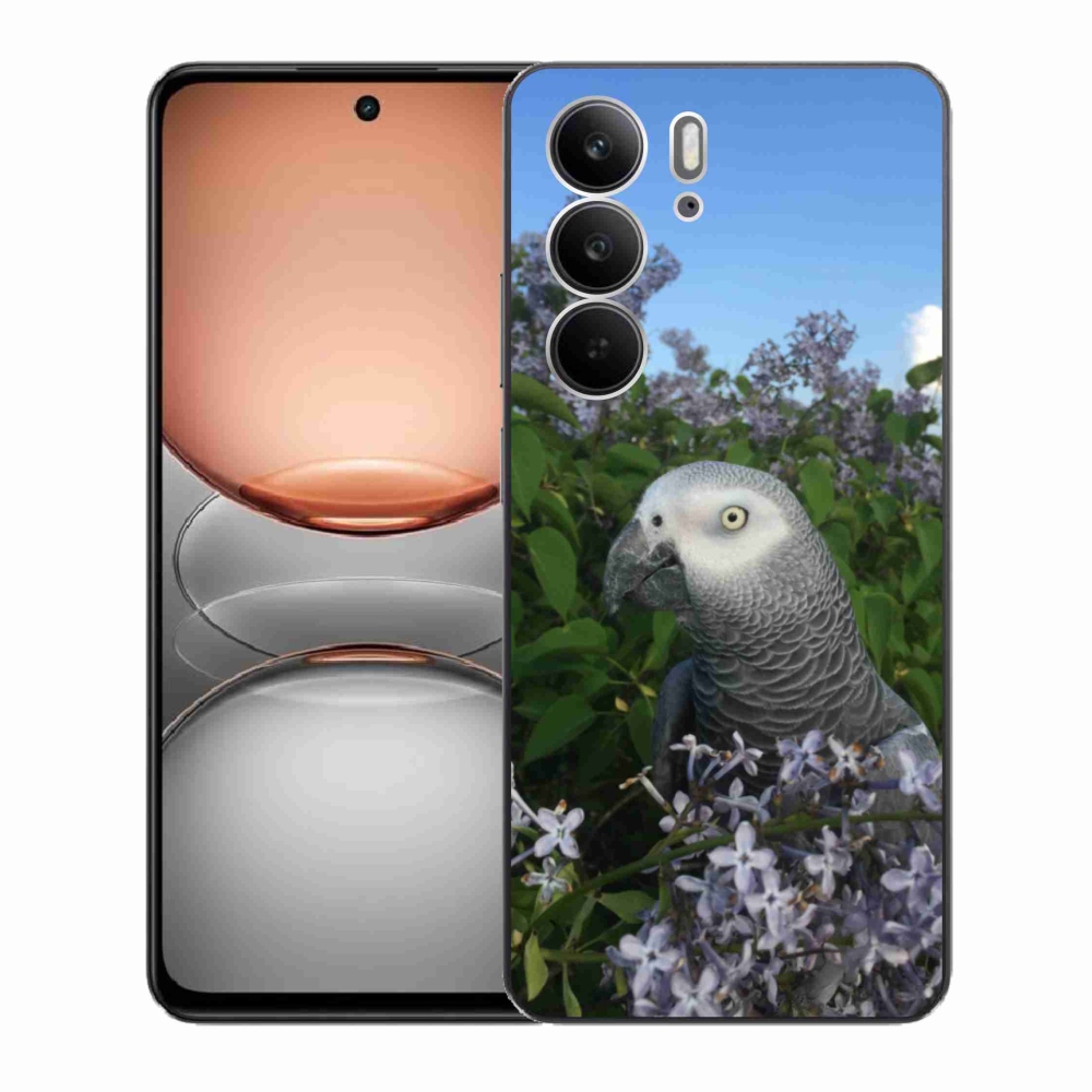 Gelový kryt mmCase na Realme C75 - papoušek žako