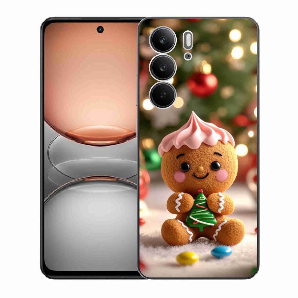 Gelový kryt mmCase na Realme C75 - perníček