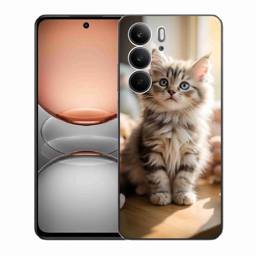 Gelový kryt mmCase na Realme C75 - roztomilé kotě 10