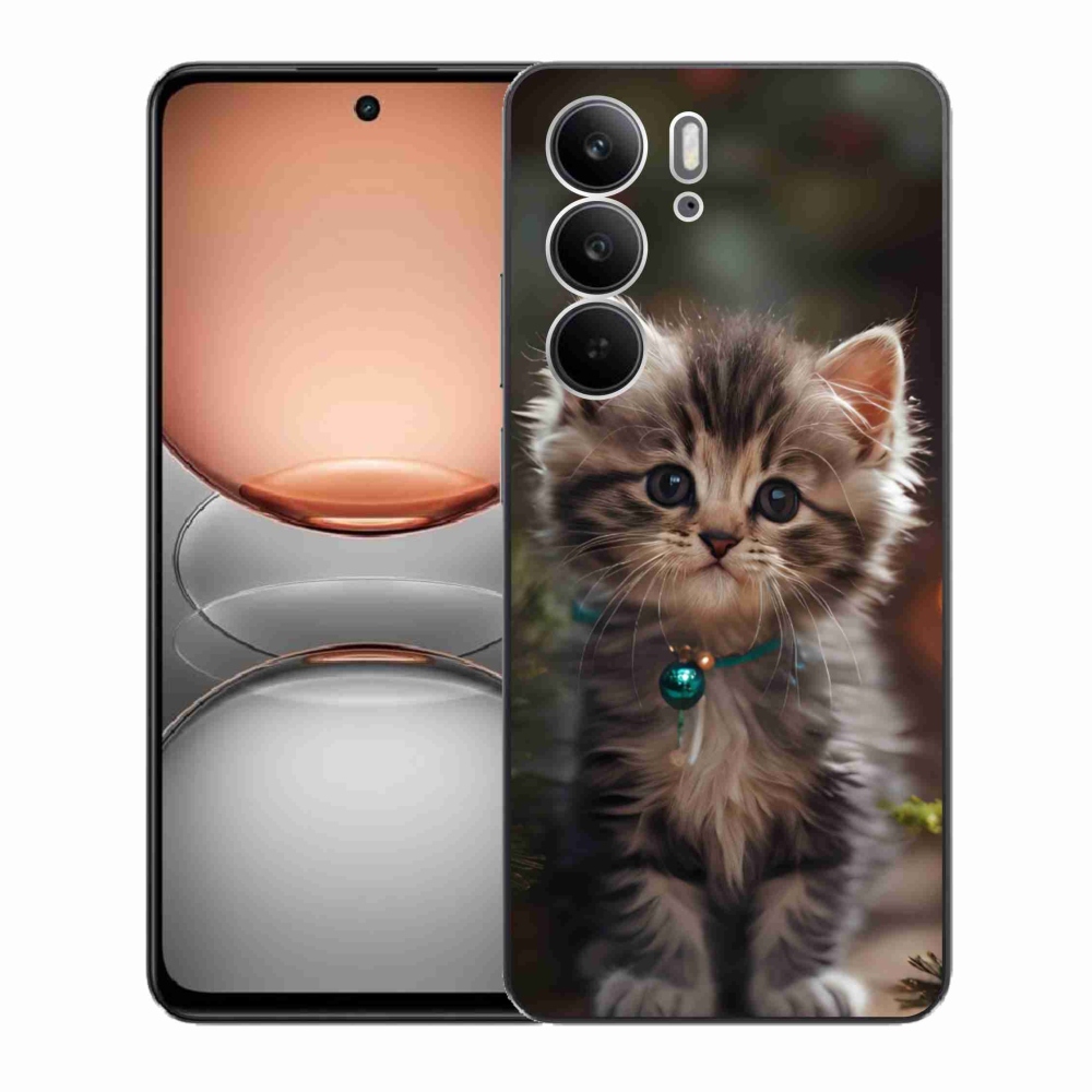 Gelový kryt mmCase na Realme C75 - roztomilé kotě 11