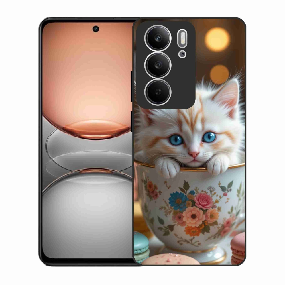 Gelový kryt mmCase na Realme C75 - roztomilé kotě 6