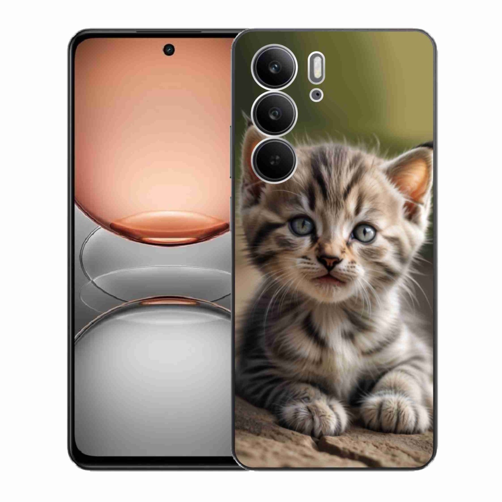 Gelový kryt mmCase na Realme C75 - roztomilé kotě 9