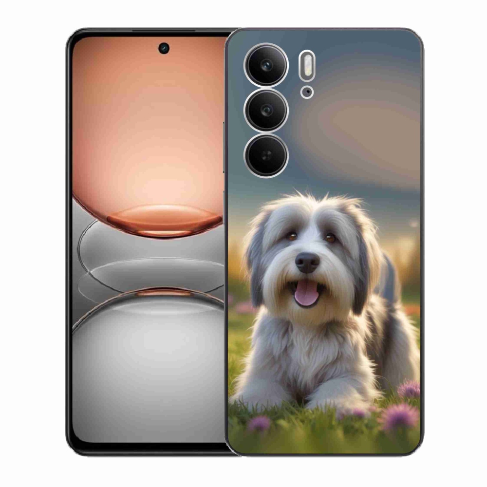 Gelový kryt mmCase na Realme C75 - roztomilý havanský psík