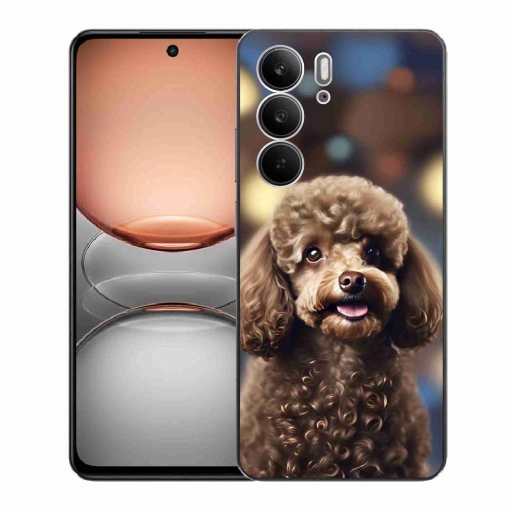 Gelový kryt mmCase na Realme C75 - roztomilý pudl