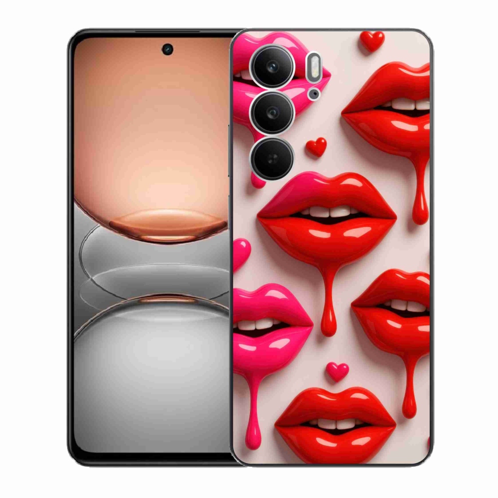 Gelový kryt mmCase na Realme C75 - rty 2