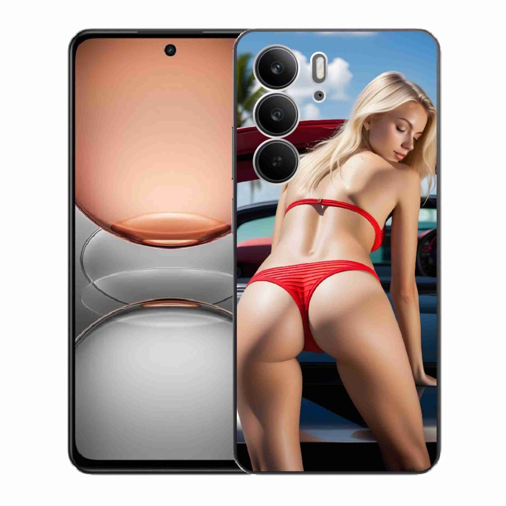Gelový kryt mmCase na Realme C75 - sexy žena 2