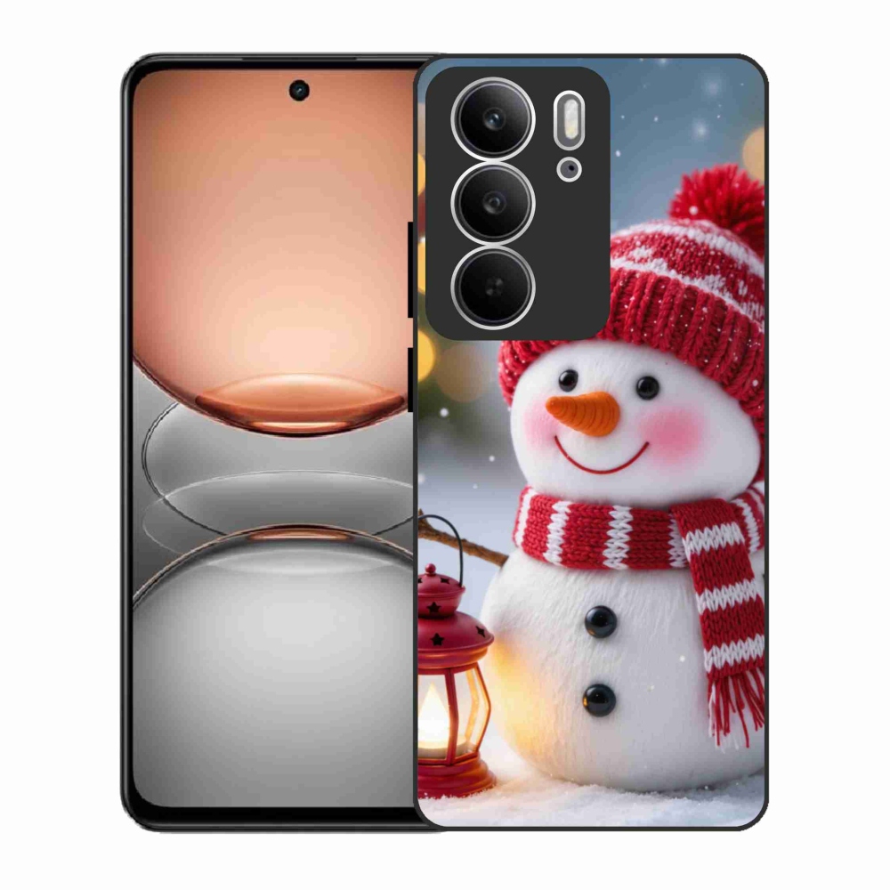 Gelový kryt mmCase na Realme C75 - sněhulák 2