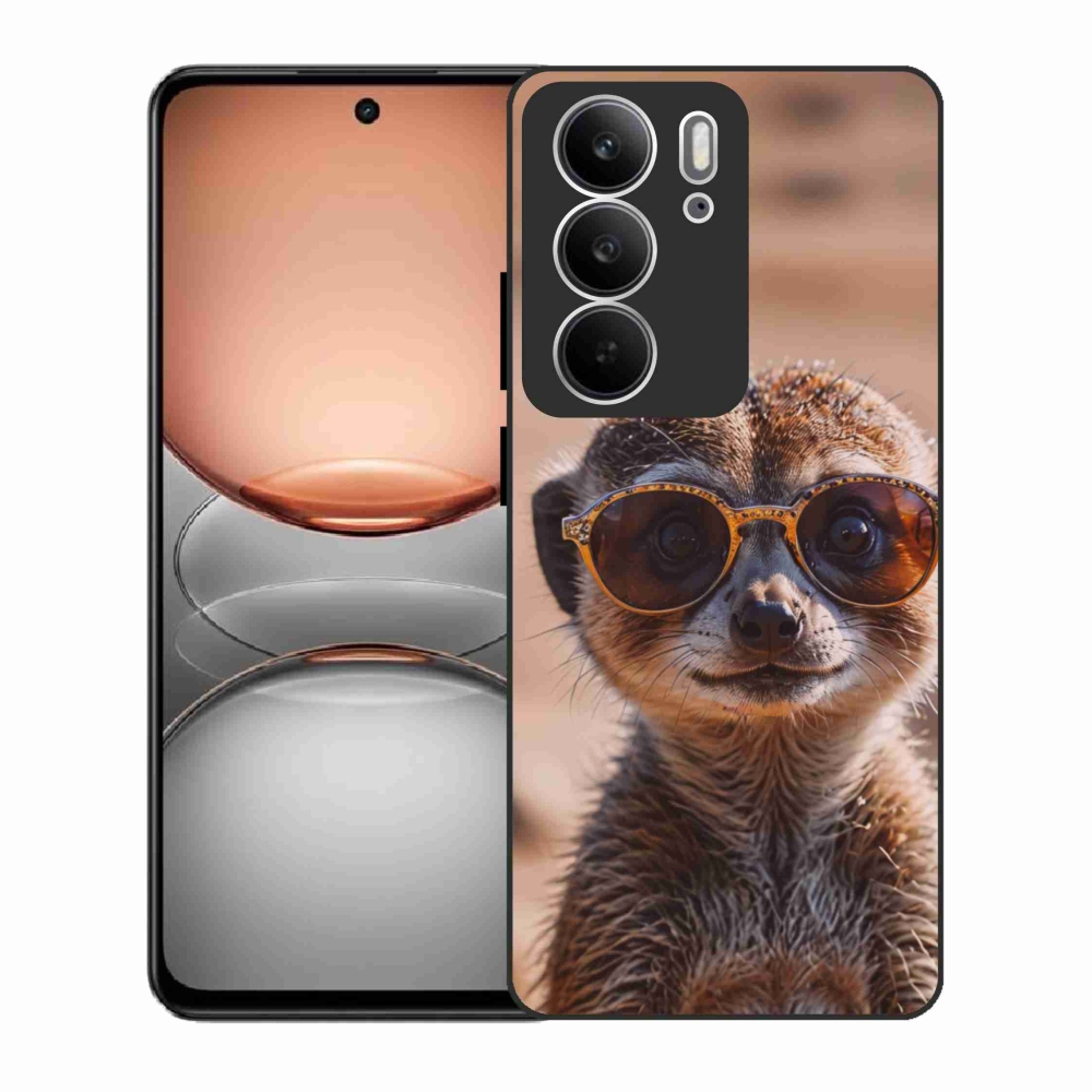 Gelový kryt mmCase na Realme C75 - stylová surikata