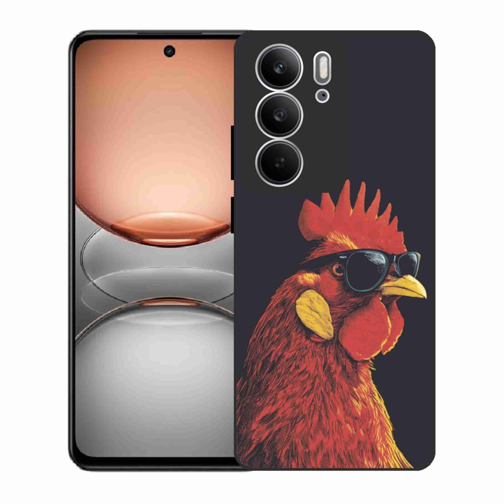 Gelový kryt mmCase na Realme C75 - stylový kohout