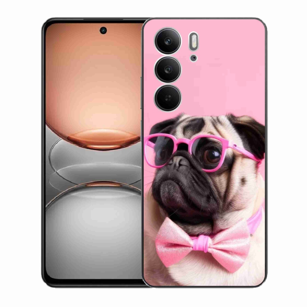Gelový kryt mmCase na Realme C75 - stylový mops