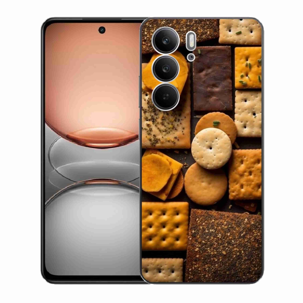 Gelový kryt mmCase na Realme C75 - sušenky