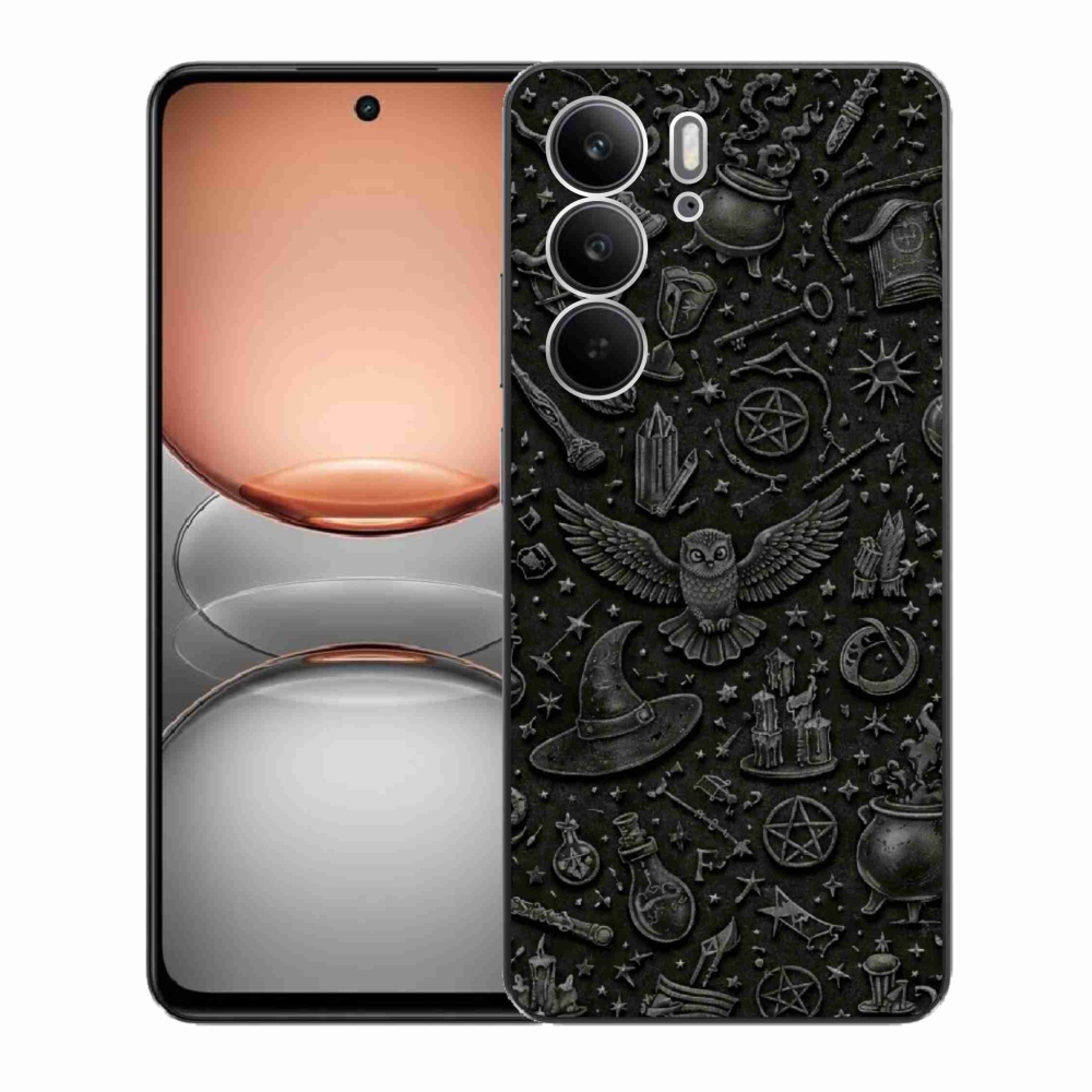 Gelový kryt mmCase na Realme C75 - tmavý magický svět