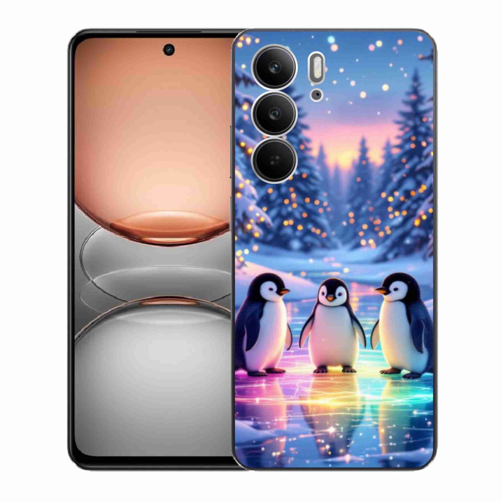 Gelový kryt mmCase na Realme C75 - tučnáci