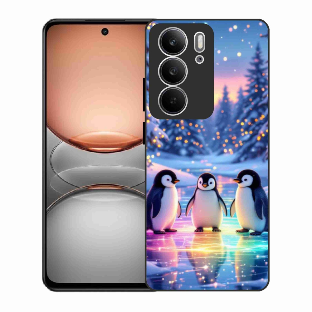 Gelový kryt mmCase na Realme C75 - tučnáci