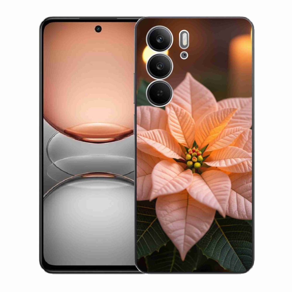 Gelový kryt mmCase na Realme C75 - vánoční hvězda