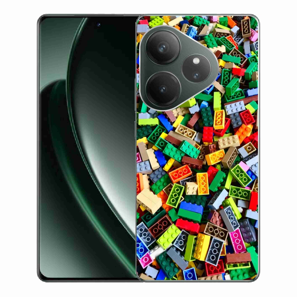 Gelový kryt mmCase na Realme GT 6 5G/GT 6T 5G - barevné stavební kostky