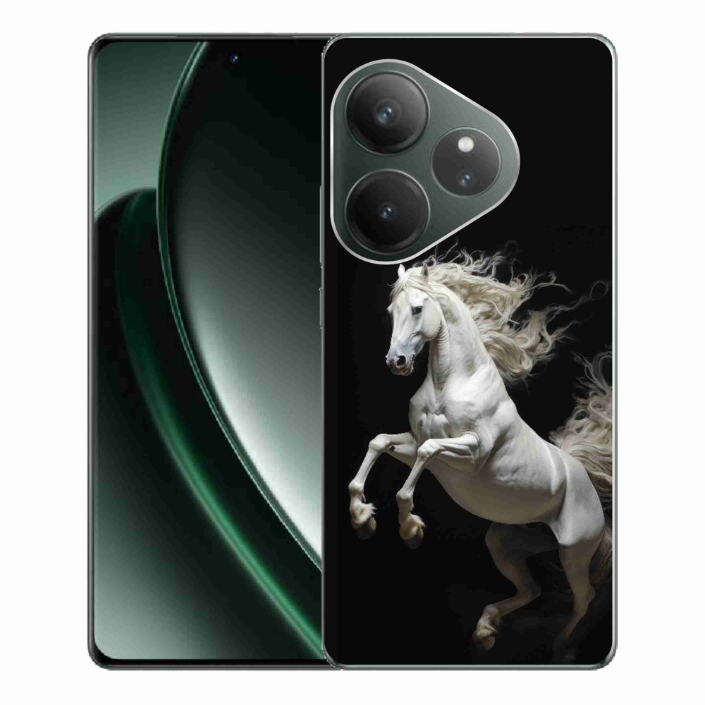 Gelový kryt mmCase na Realme GT 6 5G/GT 6T 5G - bílý kůň 4