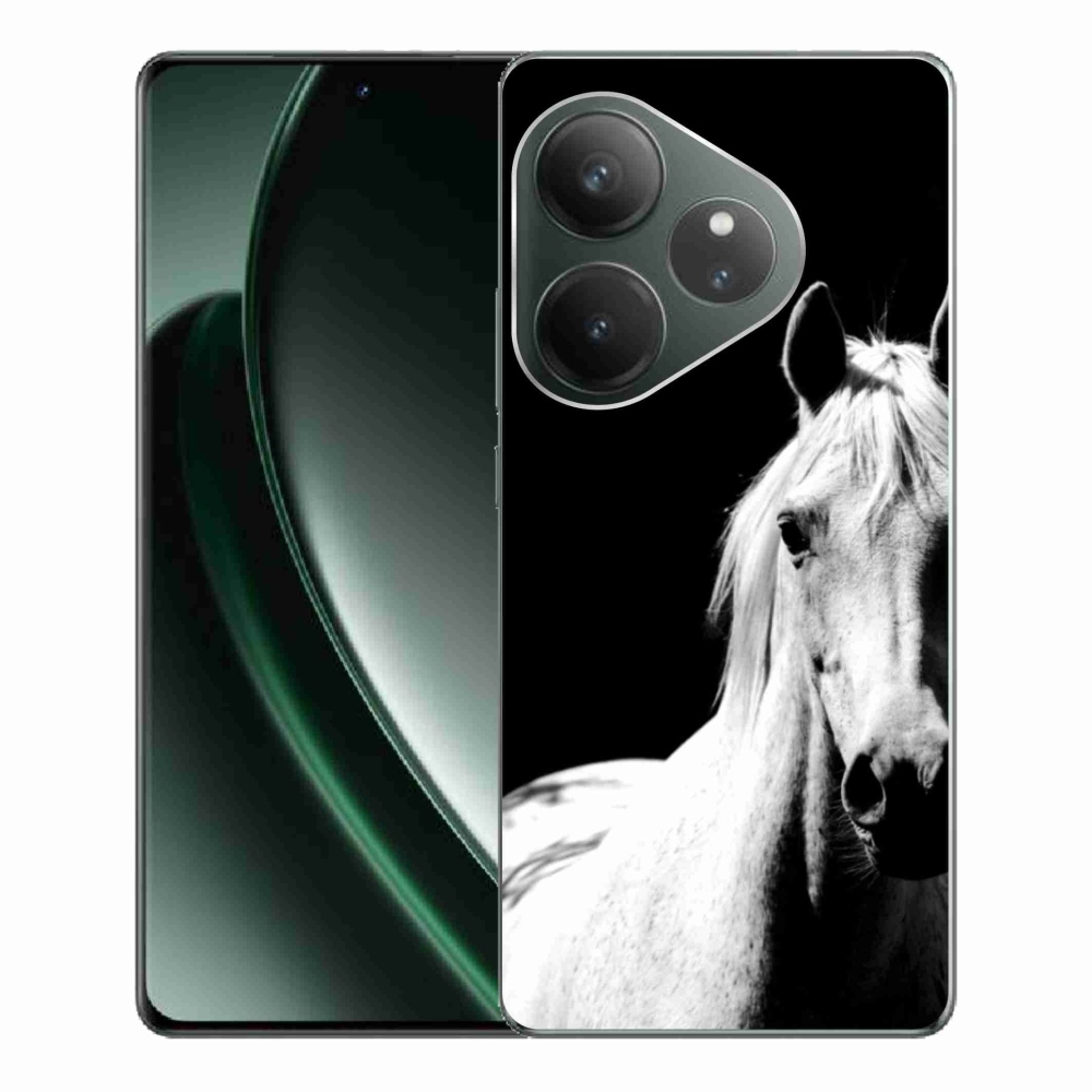 Gelový kryt mmCase na Realme GT 6 5G/GT 6T 5G - bílý kůň 5