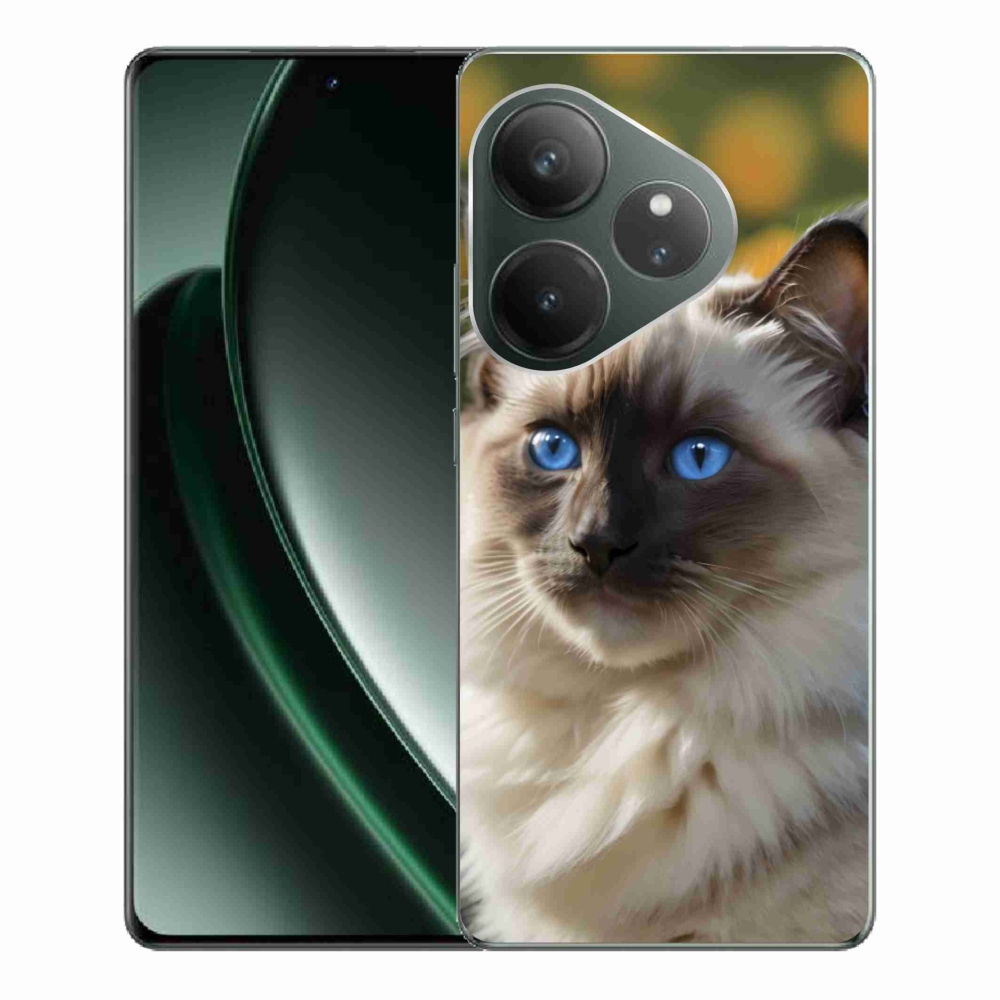 Gelový kryt mmCase na Realme GT 6 5G/GT 6T 5G - bílý ragdoll