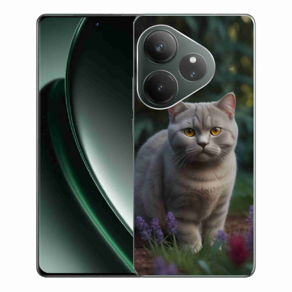 Gelový kryt mmCase na Realme GT 6 5G/GT 6T 5G - britská kočka
