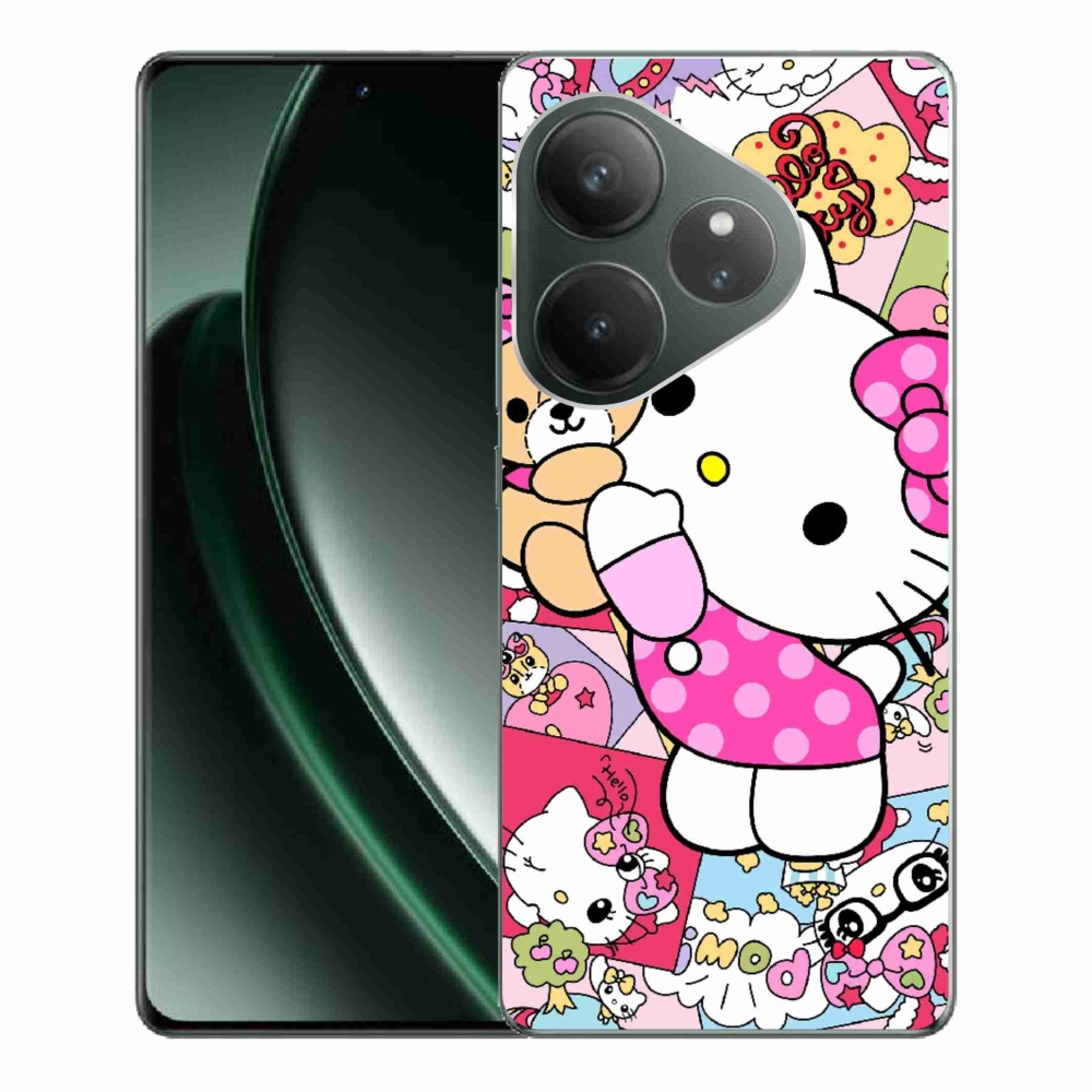 Gelový kryt mmCase na Realme GT 6 5G/GT 6T 5G - cute kitty