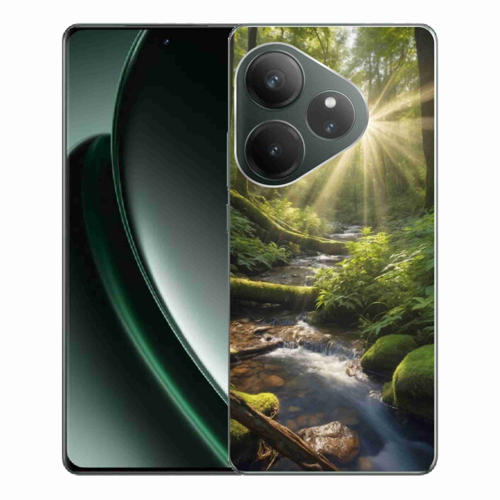 Gelový kryt mmCase na Realme GT 6 5G/GT 6T 5G - hlubina lesa