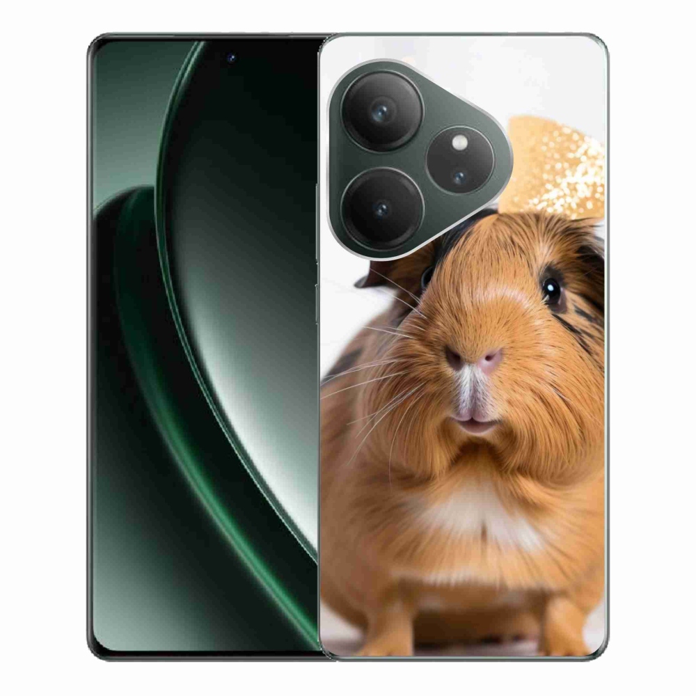 Gelový kryt mmCase na Realme GT 6 5G/GT 6T 5G - hnědé morče