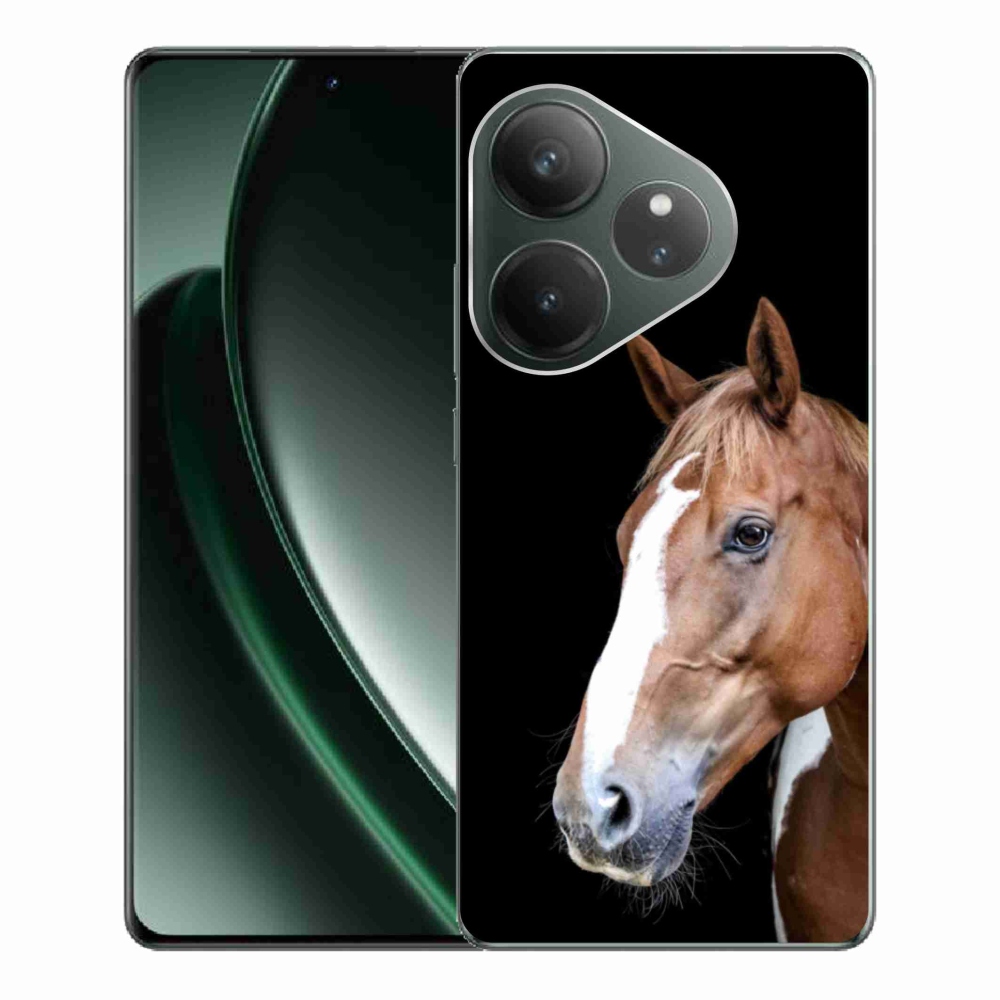 Gelový kryt mmCase na Realme GT 6 5G/GT 6T 5G - hnědý kůň 3