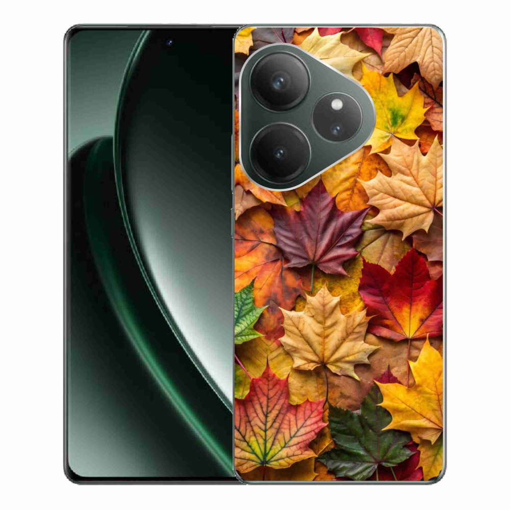 Gelový kryt mmCase na Realme GT 6 5G/GT 6T 5G - javorové listy 2