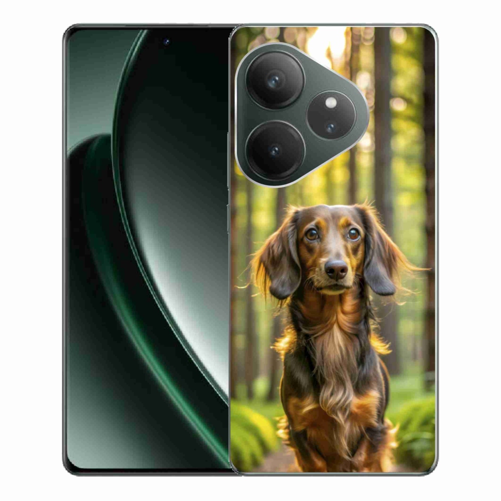 Gelový kryt mmCase na Realme GT 6 5G/GT 6T 5G - jezevčík 4