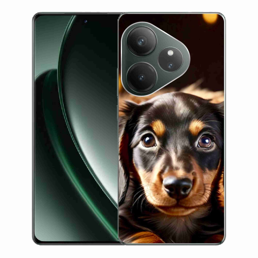Gelový kryt mmCase na Realme GT 6 5G/GT 6T 5G - jezevčík