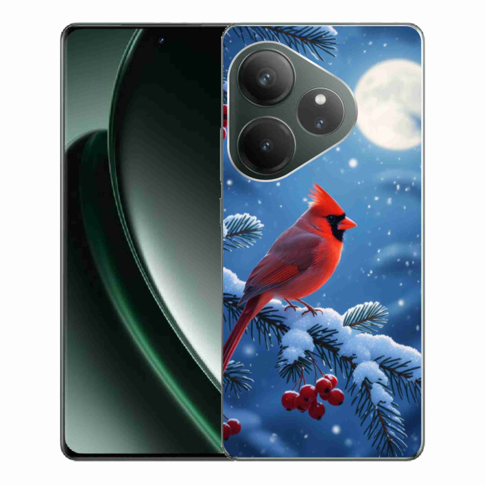Gelový kryt mmCase na Realme GT 6 5G/GT 6T 5G - kardinál červený
