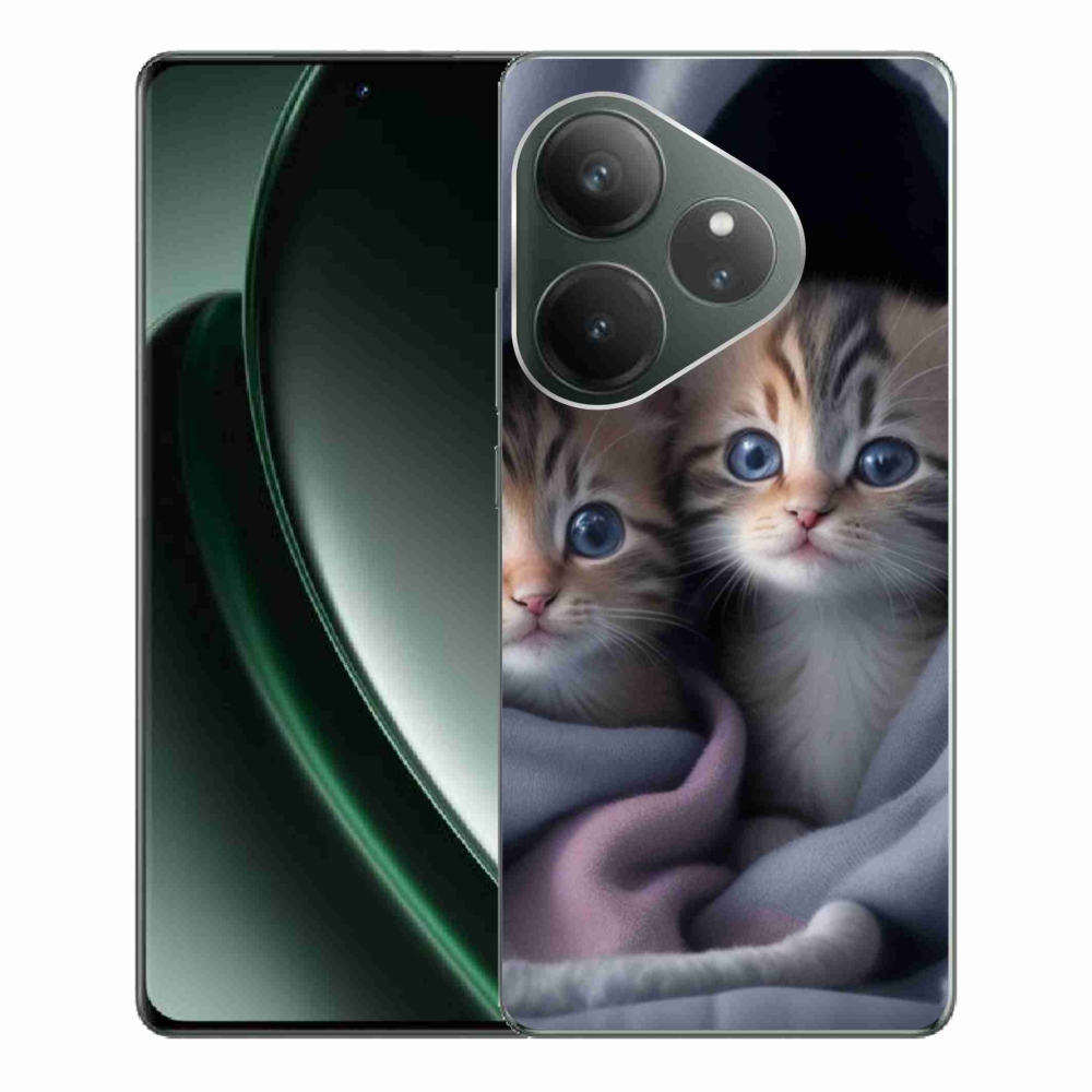 Gelový kryt mmCase na Realme GT 6 5G/GT 6T 5G - kočičí duo 2
