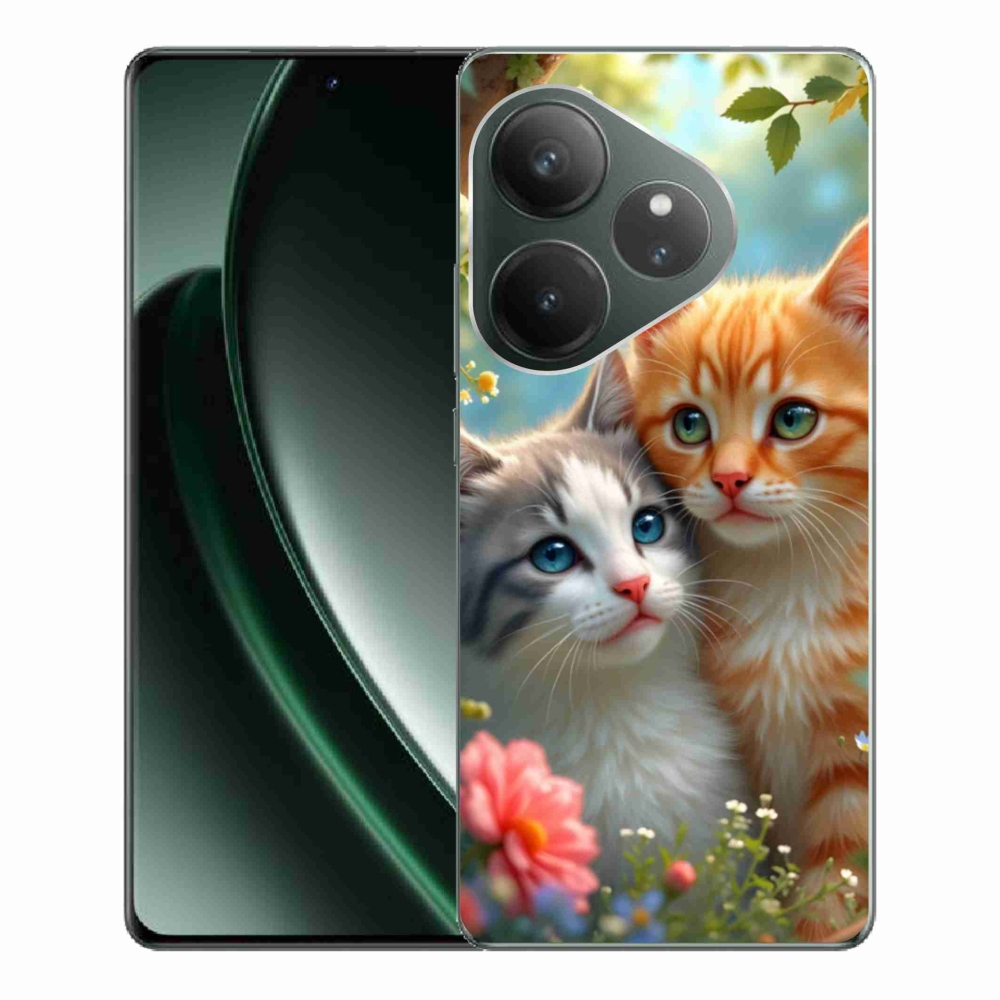 Gelový kryt mmCase na Realme GT 6 5G/GT 6T 5G - kočičí láska 2